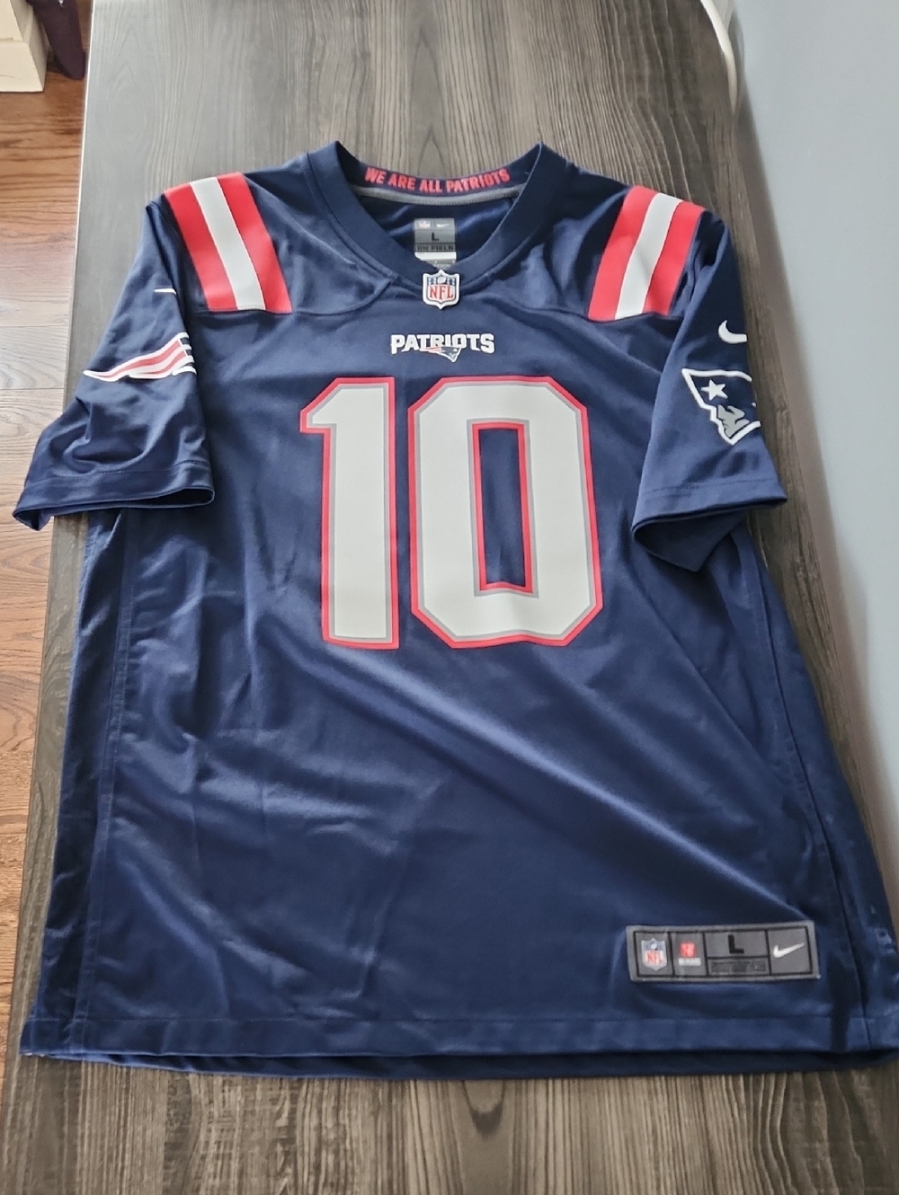 New England Patriots #10 Mac Jones Navy Nike NFL Jersey